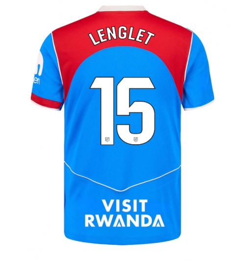 Atletico Madrid Clement Lenglet #15 Tredjedrakt 2025-26 Kortermet Atletico Madrid Clement Lenglet #15 Tredjedrakt 2025-26 Kortermet