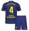 Atletico Madrid Conor Gallagher #4 Bortedraktsett Barn 2025-26 Kortermet (+ Korte bukser)