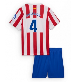 Atletico Madrid Conor Gallagher #4 Hjemmedraktsett Barn 2025-26 Kortermet (+ Korte bukser)