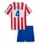 Atletico Madrid Conor Gallagher #4 Hjemmedraktsett Barn 2025-26 Kortermet (+ Korte bukser)