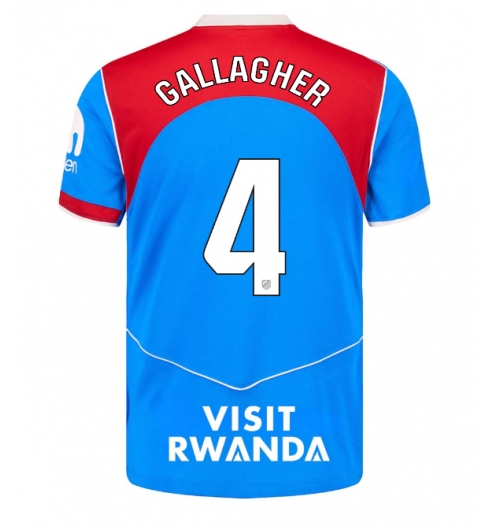 Atletico Madrid Conor Gallagher #4 Tredjedrakt 2025-26 Kortermet Atletico Madrid Conor Gallagher #4 Tredjedrakt 2025-26 Kortermet