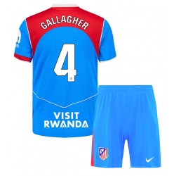 Atletico Madrid Conor Gallagher #4 Tredjedraktsett Barn 2025-26 Kortermet (+ Korte bukser)