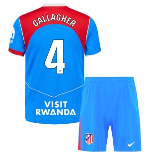 Atletico Madrid Conor Gallagher #4 Tredjedraktsett Barn 2025-26 Kortermet (+ Korte bukser)