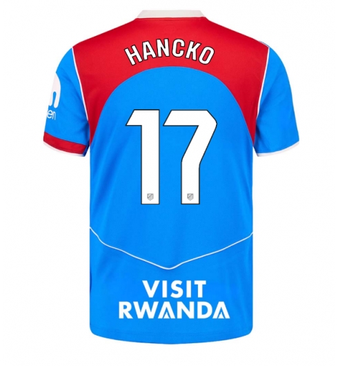 Atletico Madrid David Hancko #17 Tredjedrakt 2025-26 Kortermet Atletico Madrid David Hancko #17 Tredjedrakt 2025-26 Kortermet