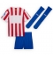Atletico Madrid Hjemmedraktsett Barn 2025-26 Kortermet (+ Korte bukser)