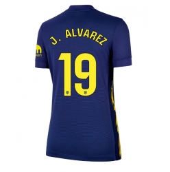 Atletico Madrid Julian Alvarez #19 Bortedrakt Dame 2025-26 Kortermet