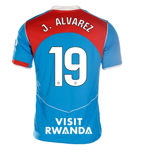 Atletico Madrid Julian Alvarez #19 Tredjedrakt Dame 2025-26 Kortermet Atletico Madrid Julian Alvarez #19 Tredjedrakt Dame 2025-26 Kortermet