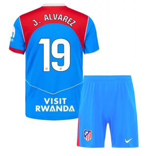 Atletico Madrid Julian Alvarez #19 Tredjedraktsett Barn 2025-26 Kortermet (+ Korte bukser)