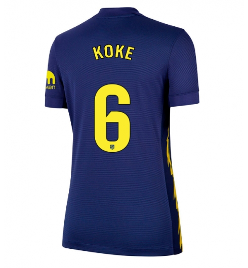 Atletico Madrid Koke #6 Bortedrakt Dame 2025-26 Kortermet Atletico Madrid Koke #6 Bortedrakt Dame 2025-26 Kortermet