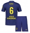 Atletico Madrid Koke #6 Bortedraktsett Barn 2025-26 Kortermet (+ Korte bukser)
