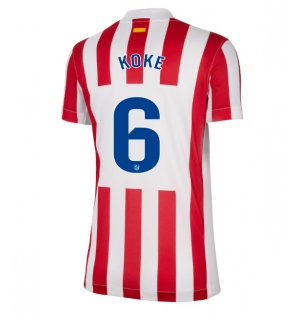 Atletico Madrid Koke #6 Hjemmedrakt Dame 2025-26 Kortermet