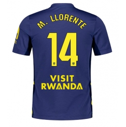 Atletico Madrid Marcos Llorente #14 Bortedrakt 2025-26 Kortermet