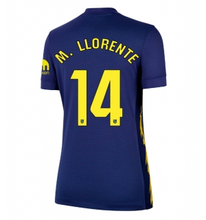 Atletico Madrid Marcos Llorente #14 Bortedrakt Dame 2025-26 Kortermet