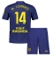 Atletico Madrid Marcos Llorente #14 Bortedraktsett Barn 2025-26 Kortermet (+ Korte bukser)