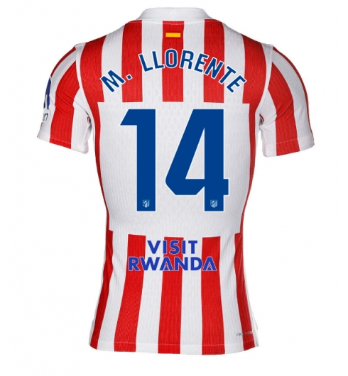 Atletico Madrid Marcos Llorente #14 Hjemmedrakt 2025-26 Kortermet Atletico Madrid Marcos Llorente #14 Hjemmedrakt 2025-26 Kortermet