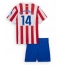 Atletico Madrid Marcos Llorente #14 Hjemmedraktsett Barn 2025-26 Kortermet (+ Korte bukser)