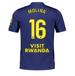Atletico Madrid Nahuel Molina #16 Bortedrakt 2025-26 Kortermet