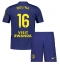 Atletico Madrid Nahuel Molina #16 Bortedraktsett Barn 2025-26 Kortermet (+ Korte bukser)