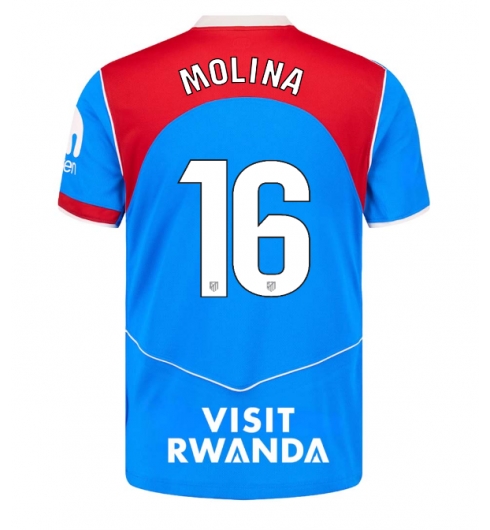 Atletico Madrid Nahuel Molina #16 Tredjedrakt 2025-26 Kortermet Atletico Madrid Nahuel Molina #16 Tredjedrakt 2025-26 Kortermet
