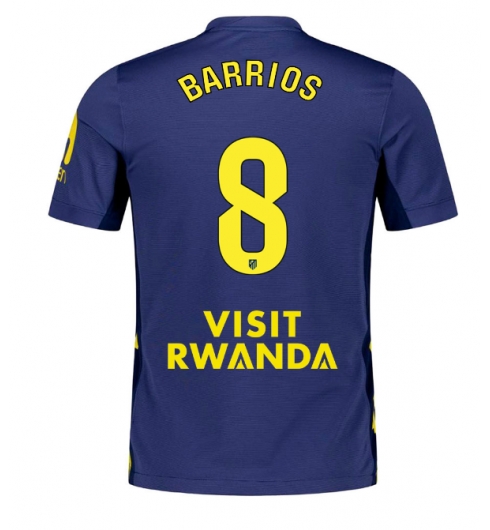 Atletico Madrid Pablo Barrios #8 Bortedrakt 2025-26 Kortermet Atletico Madrid Pablo Barrios #8 Bortedrakt 2025-26 Kortermet