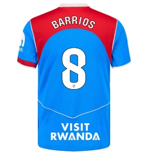 Atletico Madrid Pablo Barrios #8 Tredjedrakt 2025-26 Kortermet