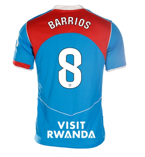 Atletico Madrid Pablo Barrios #8 Tredjedrakt Dame 2025-26 Kortermet Atletico Madrid Pablo Barrios #8 Tredjedrakt Dame 2025-26 Kortermet