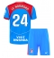 Atletico Madrid Robin Le Normand #24 Tredjedraktsett Barn 2025-26 Kortermet (+ Korte bukser)