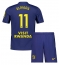 Atletico Madrid Thiago Almada #11 Bortedraktsett Barn 2025-26 Kortermet (+ Korte bukser)