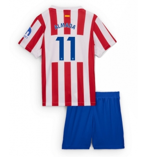 Atletico Madrid Thiago Almada #11 Hjemmedraktsett Barn 2025-26 Kortermet (+ Korte bukser)