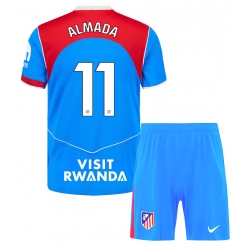 Atletico Madrid Thiago Almada #11 Tredjedraktsett Barn 2025-26 Kortermet (+ Korte bukser)