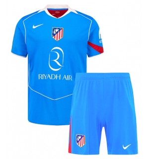 Atletico Madrid Tredjedraktsett Barn 2025-26 Kortermet (+ Korte bukser)
