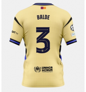 Barcelona Alejandro Balde #3 Bortedrakt 2025-26 Kortermet