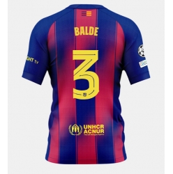 Barcelona Alejandro Balde #3 Hjemmedrakt 2025-26 Kortermet