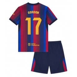Barcelona Anthony Gordon #17 Hjemmedraktsett Barn 2026-27 Kortermet (+ Korte bukser)