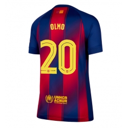 Barcelona Dani Olmo #20 Hjemmedrakt Dame 2025-26 Kortermet