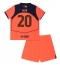 Barcelona Dani Olmo #20 Tredjedraktsett Barn 2025-26 Kortermet (+ Korte bukser)