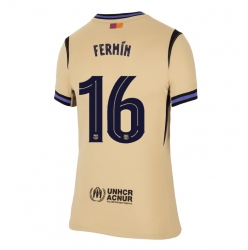 Barcelona Fermin Lopez #16 Bortedrakt Dame 2025-26 Kortermet