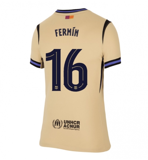 Barcelona Fermin Lopez #16 Bortedrakt Dame 2025-26 Kortermet Barcelona Fermin Lopez #16 Bortedrakt Dame 2025-26 Kortermet