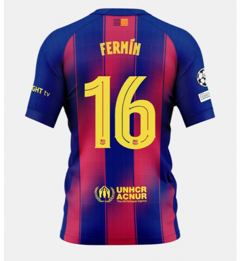 Barcelona Fermin Lopez #16 Hjemmedrakt 2025-26 Kortermet Barcelona Fermin Lopez #16 Hjemmedrakt 2025-26 Kortermet