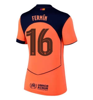 Barcelona Fermin Lopez #16 Tredjedrakt Dame 2025-26 Kortermet