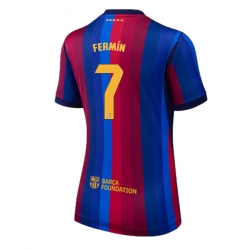 Barcelona Fermin Lopez #7 Hjemmedrakt Dame 2026-27 Kortermet
