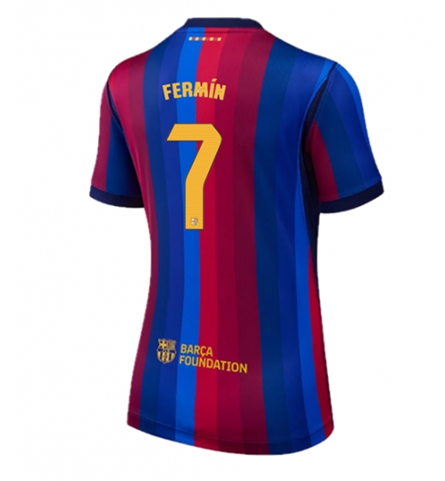 Barcelona Fermin Lopez #7 Hjemmedrakt Dame 2026-27 Kortermet Barcelona Fermin Lopez #7 Hjemmedrakt Dame 2026-27 Kortermet