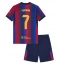 Barcelona Fermin Lopez #7 Hjemmedraktsett Barn 2026-27 Kortermet (+ Korte bukser)