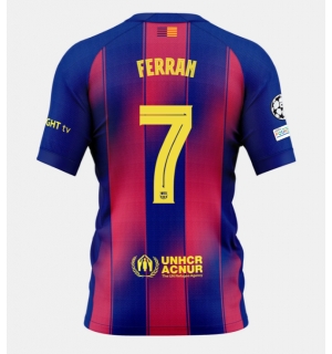 Barcelona Ferran Torres #7 Hjemmedrakt 2025-26 Kortermet