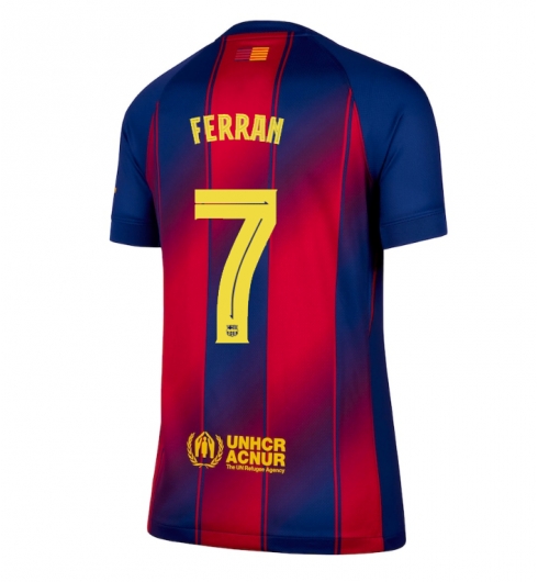 Barcelona Ferran Torres #7 Hjemmedrakt Dame 2025-26 Kortermet Barcelona Ferran Torres #7 Hjemmedrakt Dame 2025-26 Kortermet