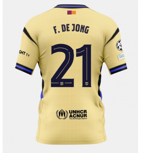 Barcelona Frenkie de Jong #21 Bortedrakt 2025-26 Kortermet Barcelona Frenkie de Jong #21 Bortedrakt 2025-26 Kortermet