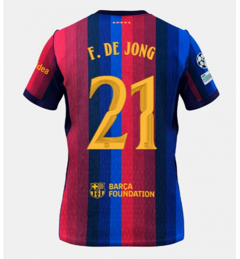 Barcelona Frenkie de Jong #21 Hjemmedrakt 2026-27 Kortermet Barcelona Frenkie de Jong #21 Hjemmedrakt 2026-27 Kortermet
