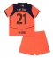 Barcelona Frenkie de Jong #21 Tredjedraktsett Barn 2025-26 Kortermet (+ Korte bukser)