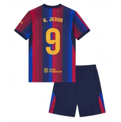 Barcelona Gabriel Jesus #9 Hjemmedraktsett Barn 2026-27 Kortermet (+ Korte bukser)