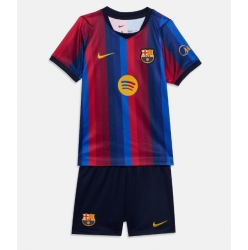 Barcelona Hjemmedraktsett Barn 2026-27 Kortermet (+ Korte bukser)